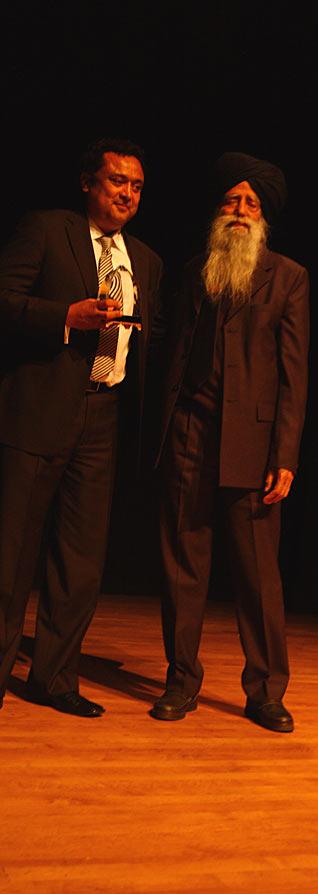 Receiving Seva Award